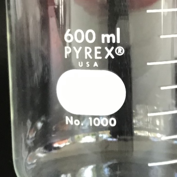 Pyrex Beaker 600mL #1000 Corning Glass Science USA - Picture 8 of 9